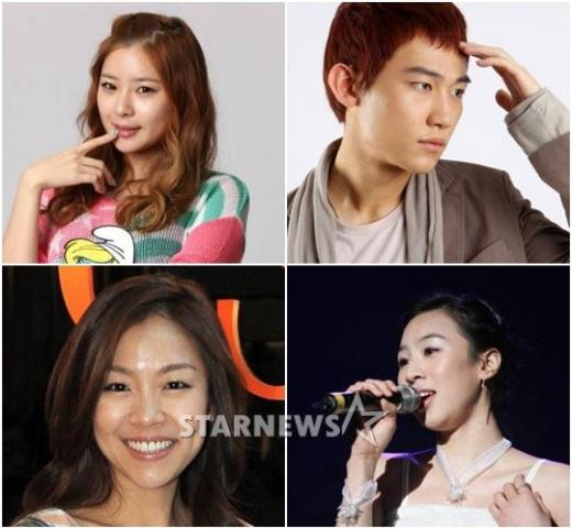 루미엘 에이제이 이소은 박정현(왼쪽 위부터 시계방향) ⓒ스타뉴스