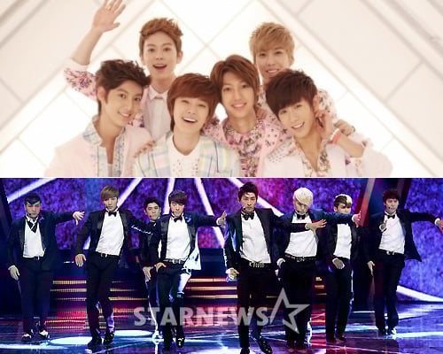 보이프렌드(위)와 슈퍼주니어 ⓒ스타뉴스