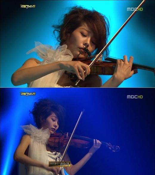손수경 <사진=MBC '나는 가수다2'>
