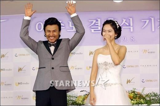 이주노 박미리 부부 ⓒ사진=임성균 기자
