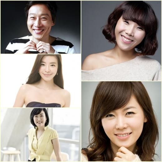 (왼쪽위부터 시계방향) 이휘재, 신봉선, 안선영, 박경림, 김규리 <사진제공=코엔그룹>