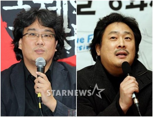 봉준호 감독(왼쪽) 박찬욱 감독 ⓒ스타뉴스