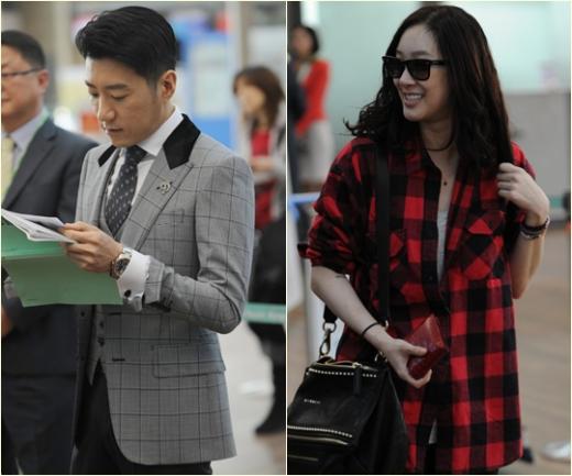 배우 김명민(왼쪽)과 정려원 <사진제공=SBS>