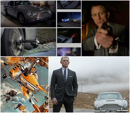 영화 '007 스카이폴' '007 나를 사랑한 스파이' '007 골드핑거' 스틸