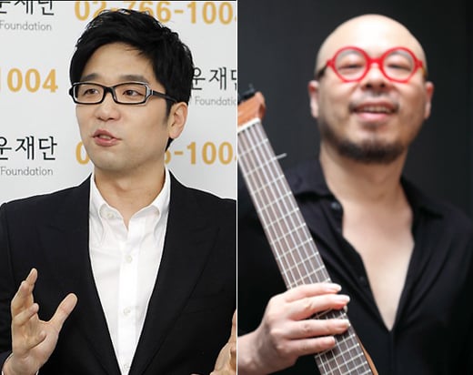 이적(왼쪽)과 이병우 ⓒ스타뉴스