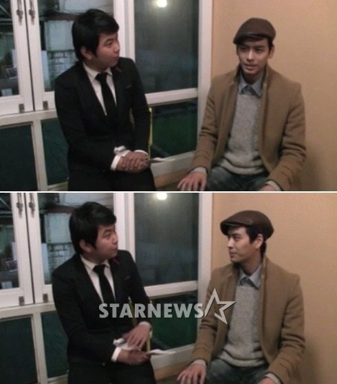 김민준이 지난 10월 31일 인터넷방송 아프리카TV '최군방송'에 출연해 이야기 하고 있다.