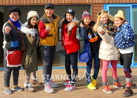 KBS 2TV '청춘불패2' 이영자 강지영 붐 수지 김예원 효연 김신영(맨 좌측부터 우측으로)ⓒ장문선 인턴기자