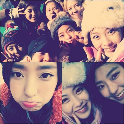 <사진=씨스타 공식 트위터, 강지영 트위터>