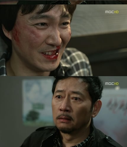 박선우(위)와 전광렬(아래)ⓒ'보고싶다' 방송화면 캡처