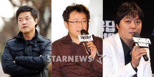 나영석PD, 이명한PD, 신원호PDⓒ스타뉴스
