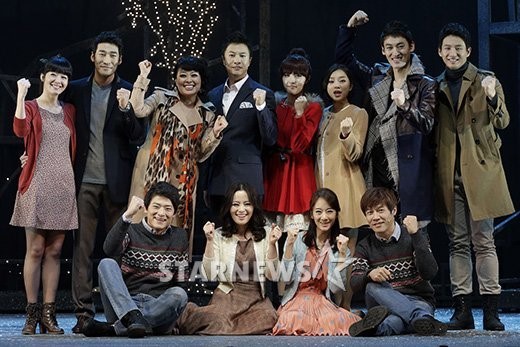뮤지컬 '내사랑 내곁에' 출연진들 ⓒ사진=이기범 기자