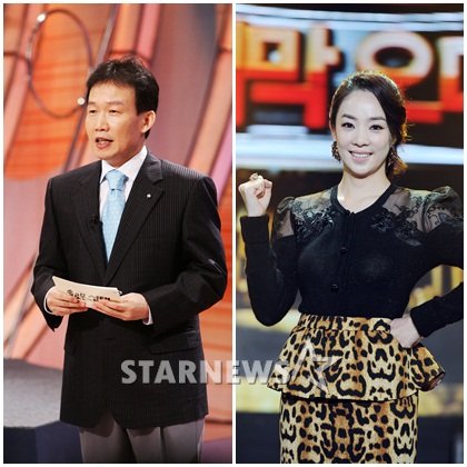 <왼쪽부터> 임성훈, 박은영 아나운서 <ⓒ사진=스타뉴스>