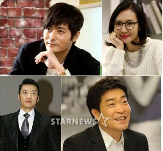 (왼쪽위부터 시계방향) 장동건, 채시라, 손현주, 김명민 ⓒ사진=스타뉴스