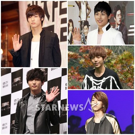 (시계방향) 강민혁, 임시완, 이현우, 이정신, 정진운 <사진=ⓒ스타뉴스>