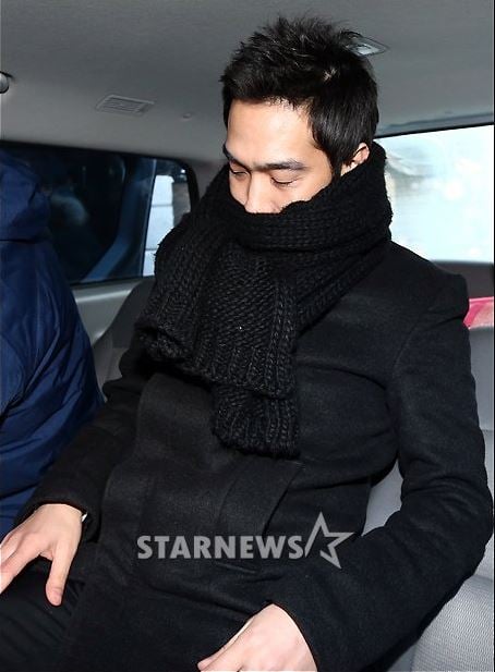 영장 실질심사를 마친 고영욱 ⓒ사진=임성균 기자 tjdrbs23@