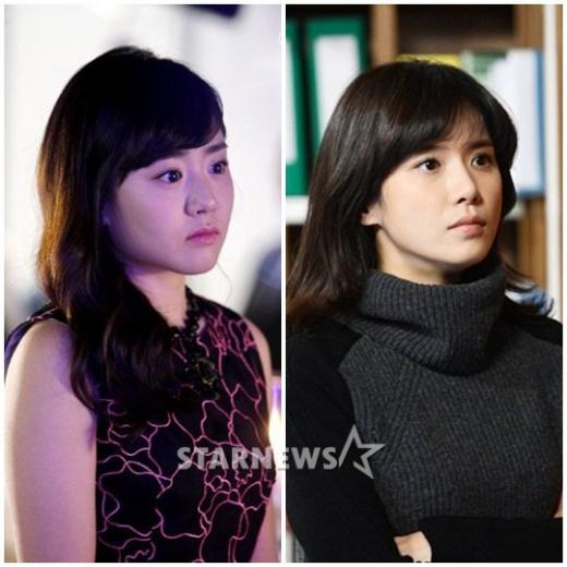 SBS '청담동앨리스' 문근영(왼쪽)-KBS 2TV 주말극 '내딸 서영이'의 이보영