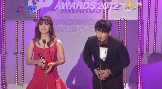 KBS Joy 제2회 가온차트 K-POP어워드 방송화면