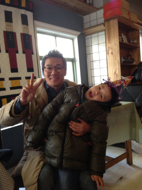 윤민수(왼쪽)와 윤후