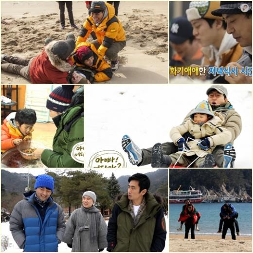 (맨위부터 아래로) '1박2일', '아빠 어디가', '땡큐' <사진=KBS MBC SBS 홈페이지>