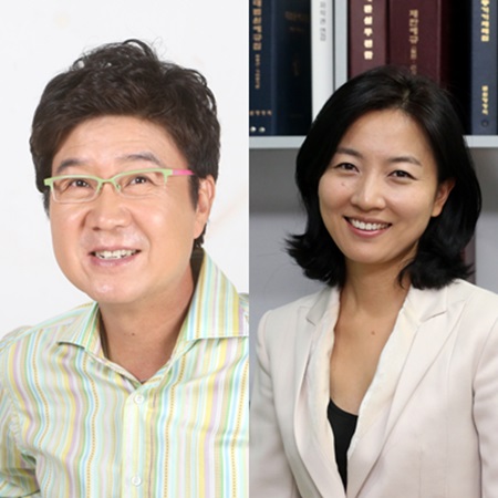 (왼쪽부터) 방송인 임백천, 변호사 임윤선 ⓒ제공=JTBC