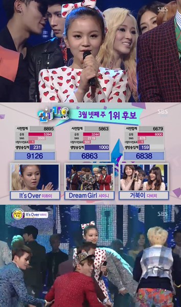 <사진=SBS '인기가요' 방송화면 캡처>