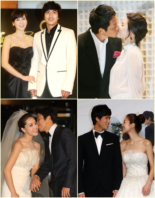 (왼쪽위부터 시계방향)안정환-이혜원 부부, 김남일-김보민 부부, 정조국-김성은 부부, 이호-양은지 부부 ⓒ스타뉴스