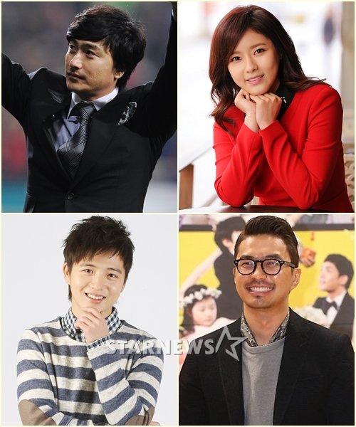 (왼쪽위부터 시계방향)안정환, 오지은, 정준, 김혜성 ⓒ스타뉴스