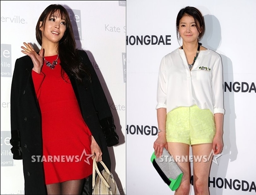 한고은(좌)과 이시영 ⓒ사진=스타뉴스