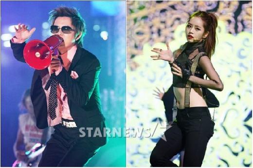토니안(왼쪽)과 혜리 ⓒ머니투데이 스타뉴스