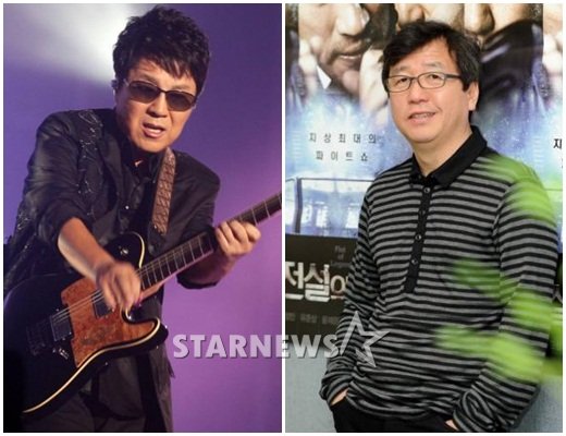 조용필과 강우석. 머니투데이 스타뉴스