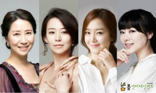 (왼쪽부터) 송옥숙, 심이영, 정소영, 한설아 / 사진제공=봄엔터테인먼트