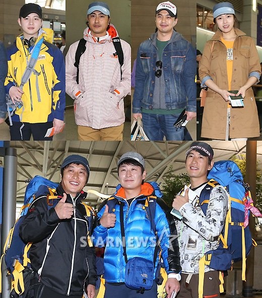 (왼쪽위부터 시계방향) 김혜성 안정환 정준 오지은 박정철 노우진 김병만 / 사진=이기범 기자