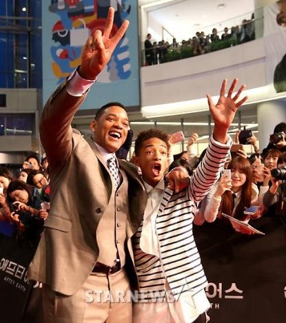 윌 스미스(왼쪽) 제이든 스미스/사진=홍봉진 기자