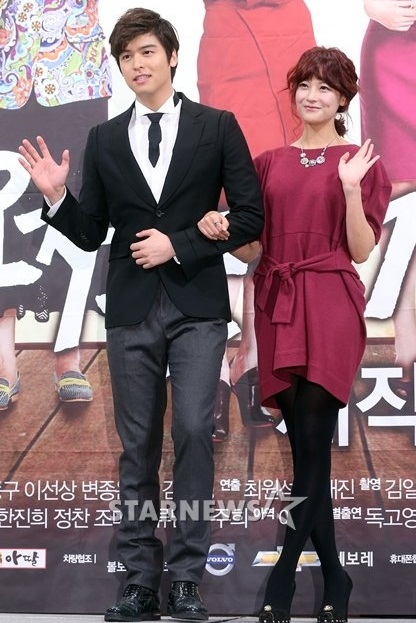 이장우(왼쪽) 오연서/사진=이기범 기자