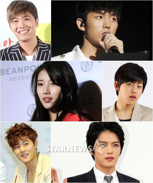 사진 왼쪽 위부터 아래로 이홍기, 임슬옹, 배수지, 동호, 동준, 김재중 / 사진=머니투데이 스타뉴스