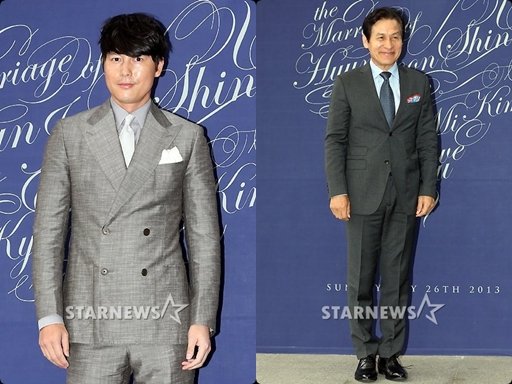 왼쪽부터 장동건, 현빈 / 사진=이기범 기자