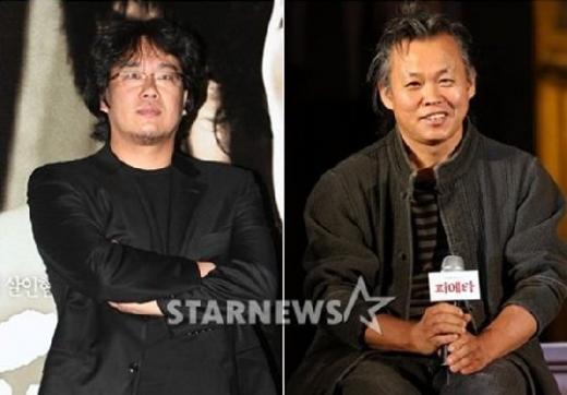 왼쪽부터 봉준호 감독과 김기덕 감독. 66회 칸영화제 초청이 유력했지만 출품하지 않았다/사진=머니투데이 스타뉴스.