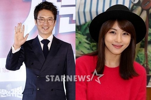 정준호(좌)와 하지원 /사진=머니투데이 스타뉴스