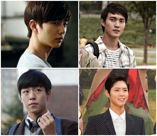 유승호 이민호 박보검 이현우(왼쪽 위부터 시계방향)/사진=MBC '보고싶다' 영화 '런닝맨' '은밀하게 위대하게' 스틸, 스타뉴스