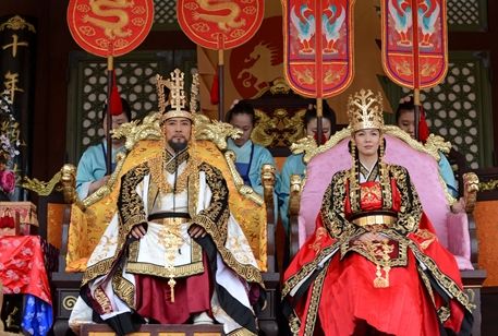 '대왕의 꿈' 최수종, 린아/사진제공=KBS