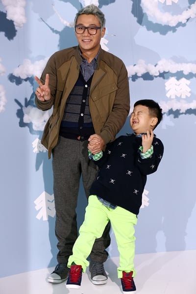 윤민수 윤후 부자 /사진=임성균 기자
