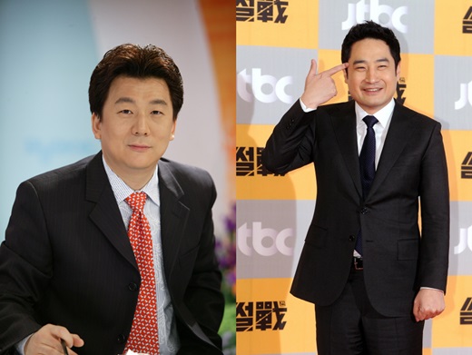 (왼쪽부터) SBS 박상도 아나운서, 변호사 강용석 /사진제공=SBS,스타뉴스