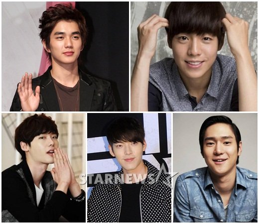 유승호 이현우 고경표 김우빈 이종석(왼쪽위부터 시계방향)/사진=스타뉴스
