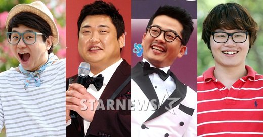 개그맨 박성호, 김준현, 김준호, 최효종(왼쪽부터) /사진=스타뉴스