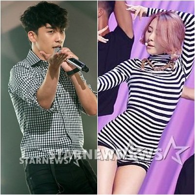 승리(왼쪽)과 선미 / 사진=홍봉진 기자