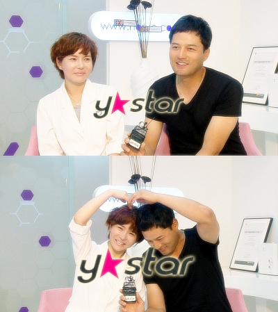 김성민(오른쪽)과 이한나씨 /사진=Y-STAR