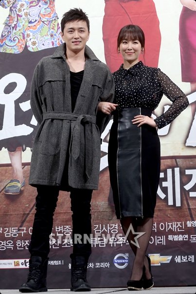 배우 진태현과 서현진 / 사진=이기범 기자