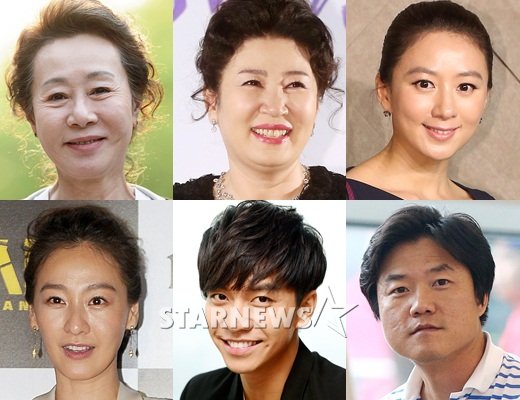 윤여정, 김자옥, 김희애, 나영석PD, 이승기, 이미연 /사진=스타뉴스