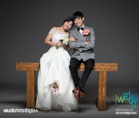 김미려 정성윤 커플/사진=아이웨딩네트웍스