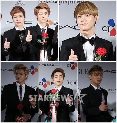 엑소엠의 레이 루한 첸 타오 시우민 크리스(위 왼쪽부터 시계방향으로) / 사진= 스타뉴스